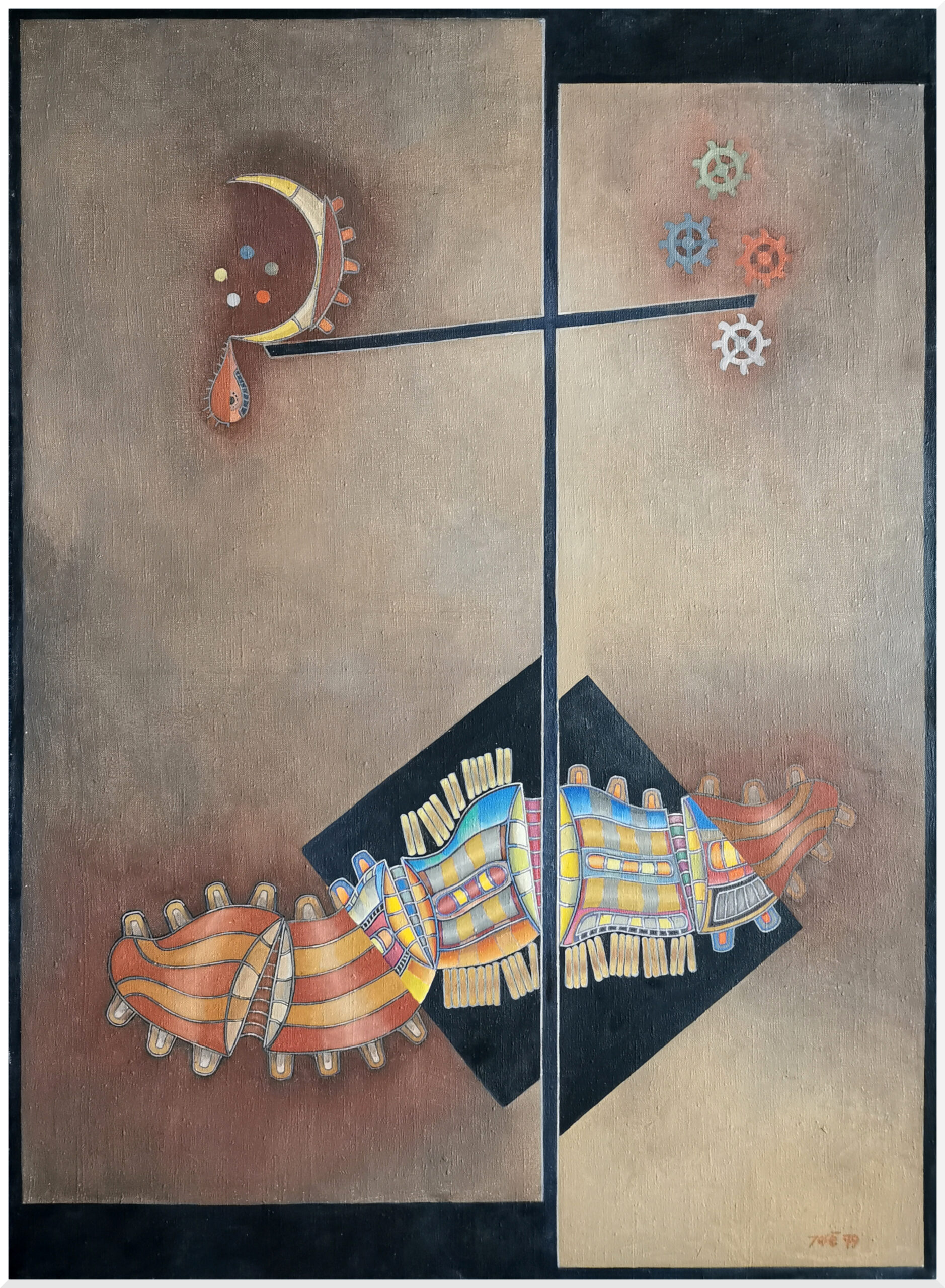 Huile sur toile 1979
