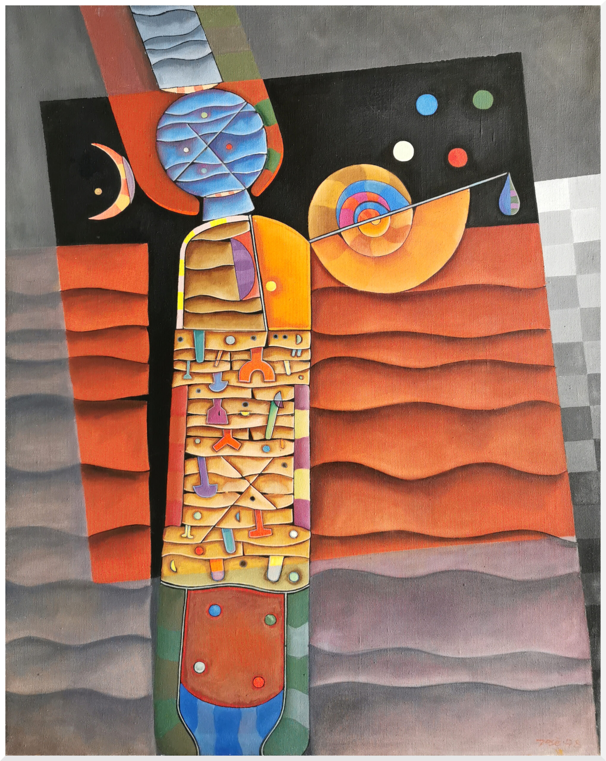 Huile sur toile 1979