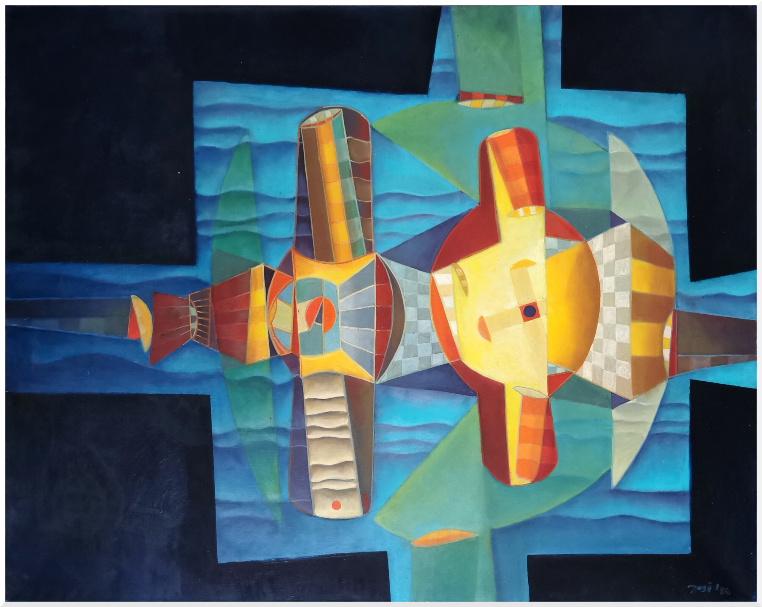 Huile sur toile 1986