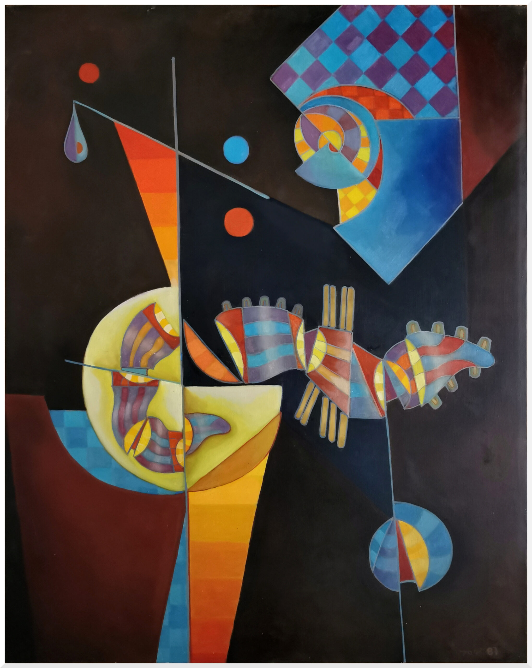 Huile sur toile 1987