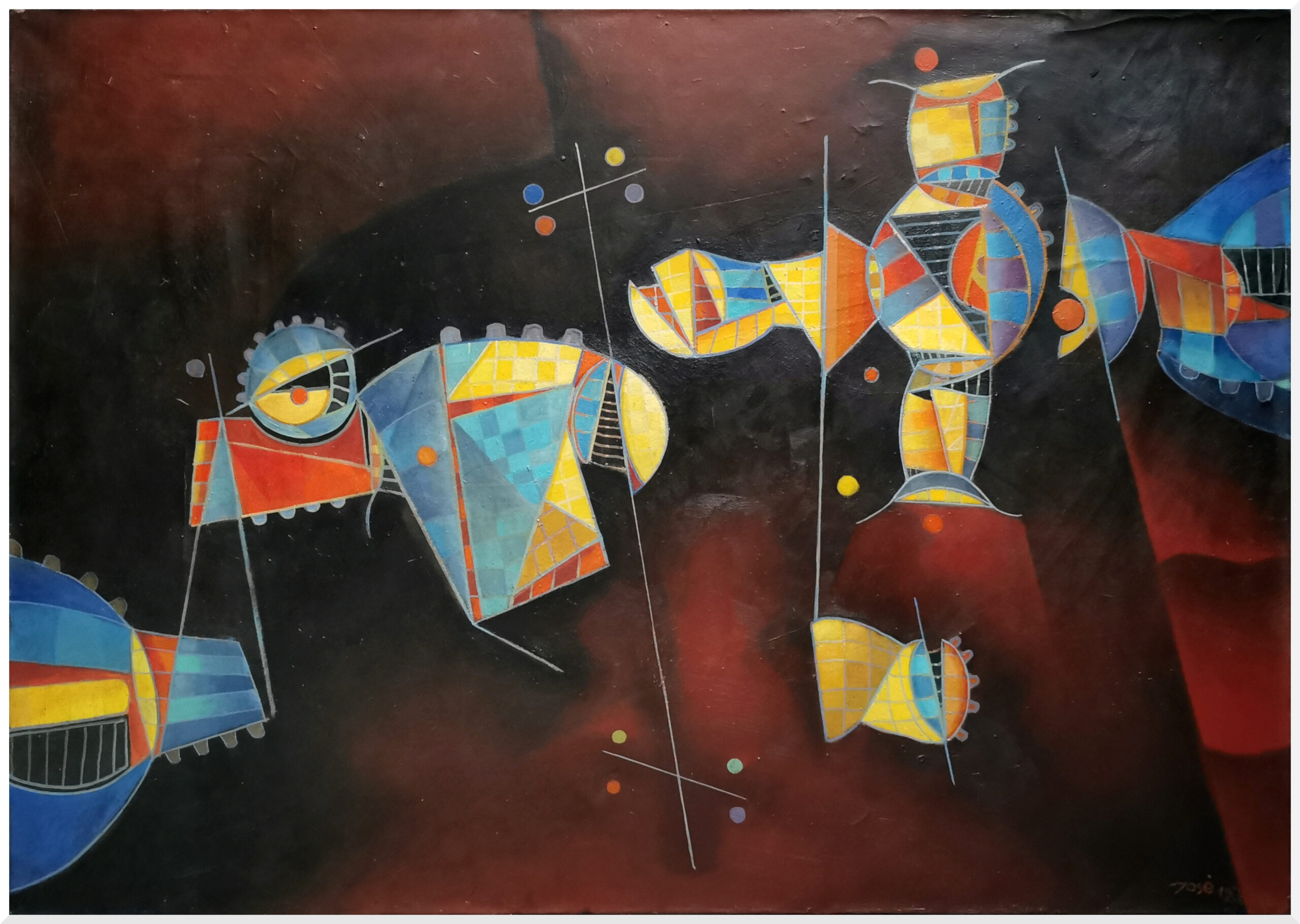 Huile sur toile 1987