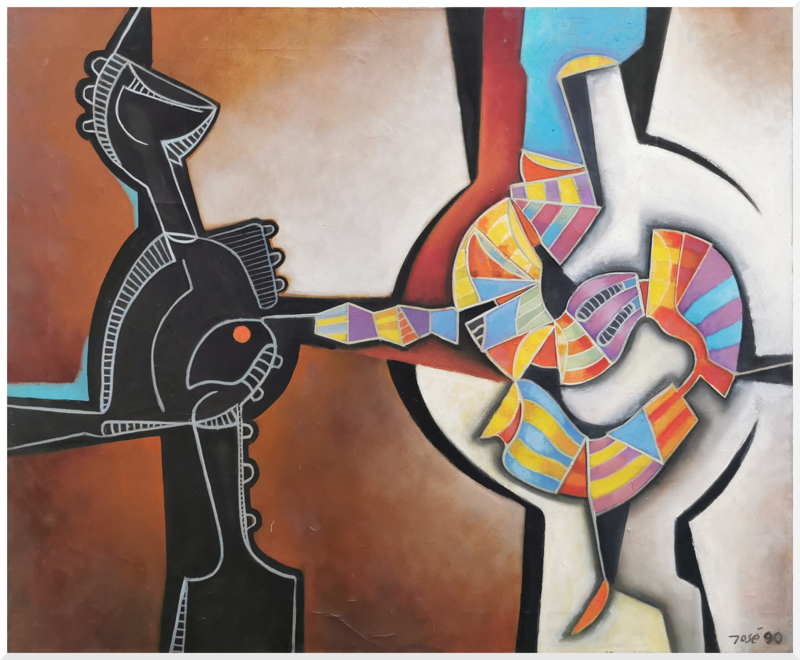 Huile sur toile 1990