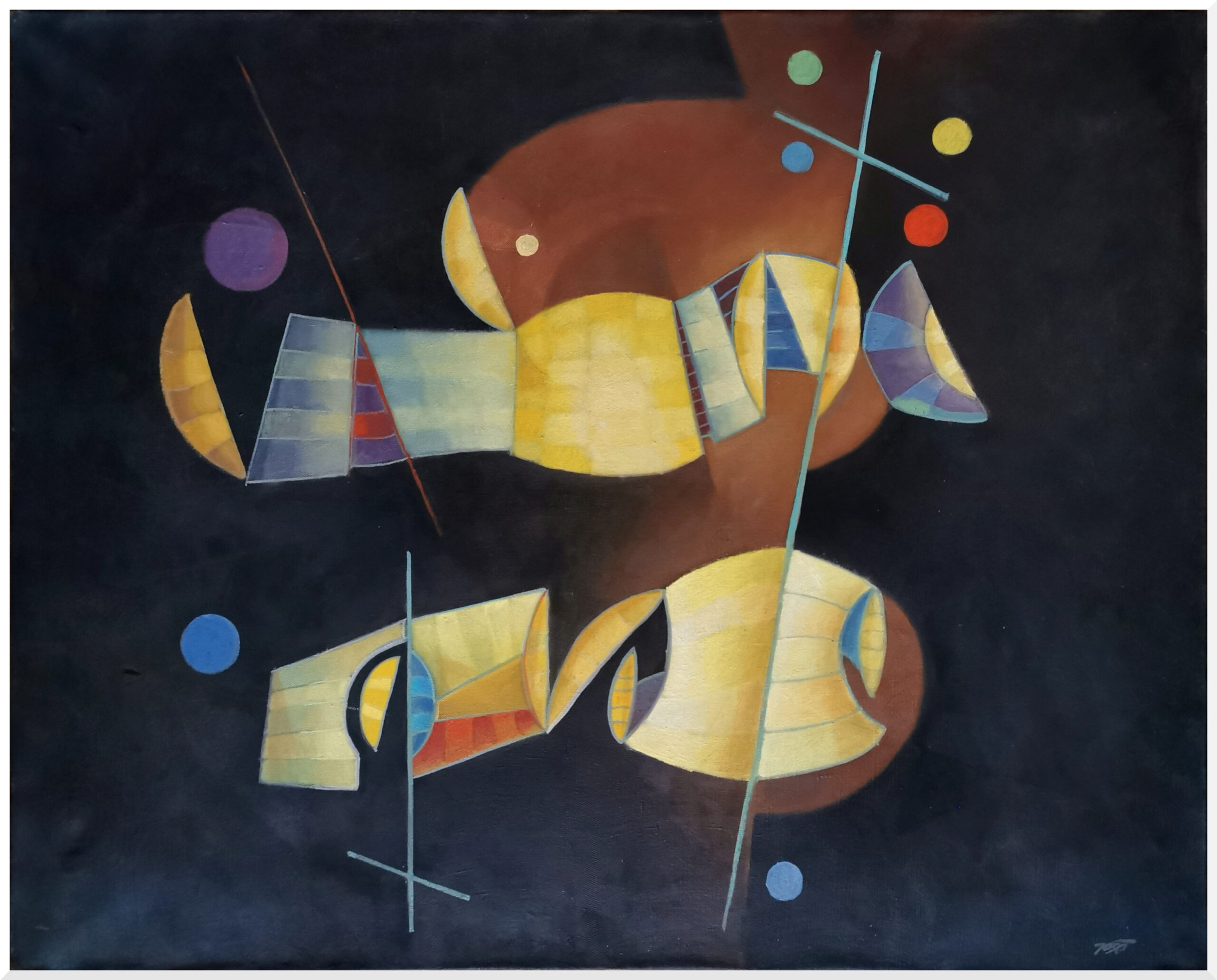 Huile sur toile 1990