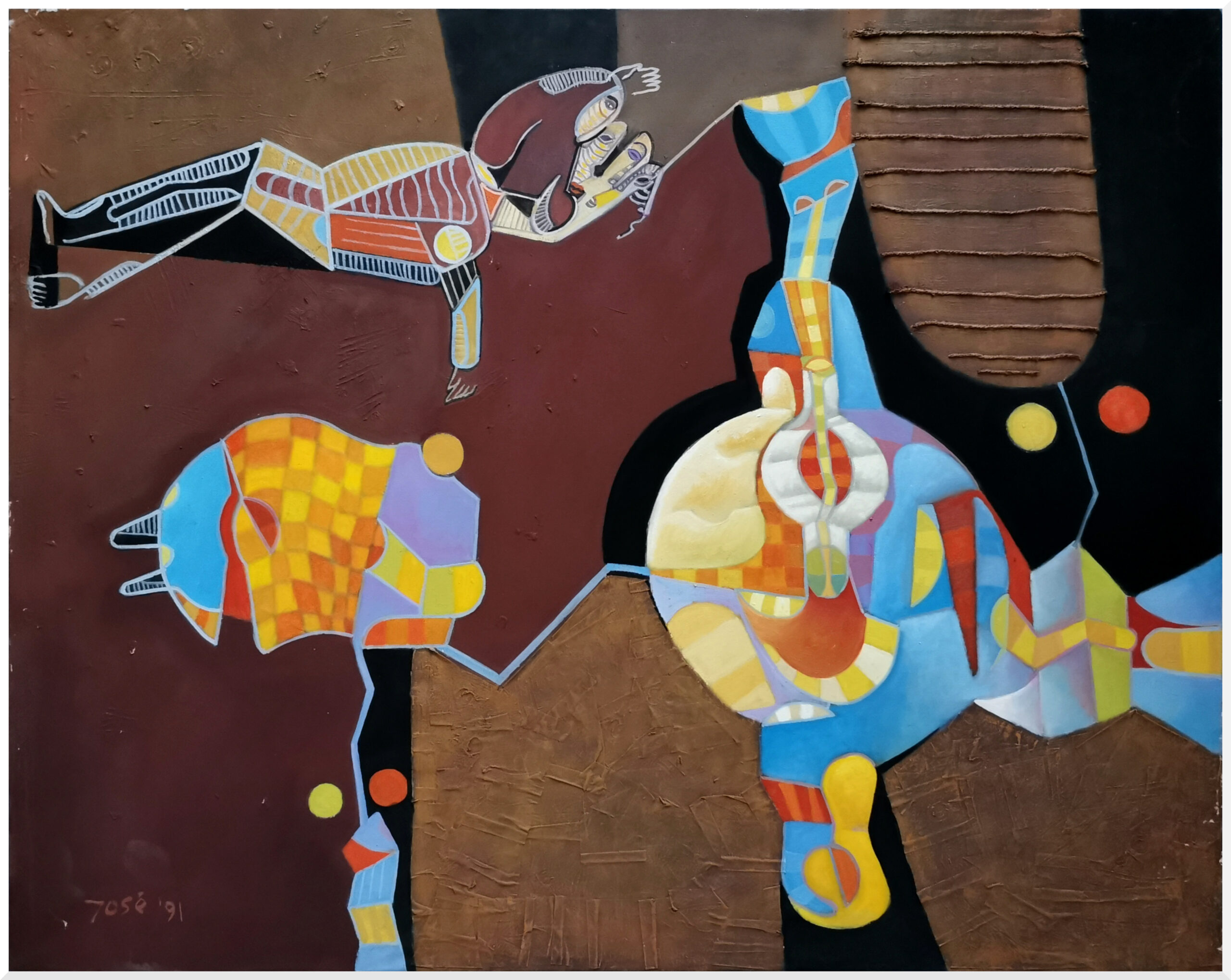 Huile sur toile 1991