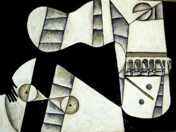 Dessin 2002 - Pastel gras et Acryl - 100 x 80 cm